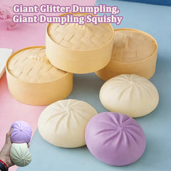 PMDYBY purple dumpling close-up highlighting soft folds for satisfying squeezes