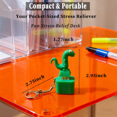 PMDYBY Lizard keychain 2-pack gift-ready for friends or colleagues.