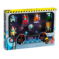 P.M.I. Among Us Series 3 crewmate figurines for display and collecting.