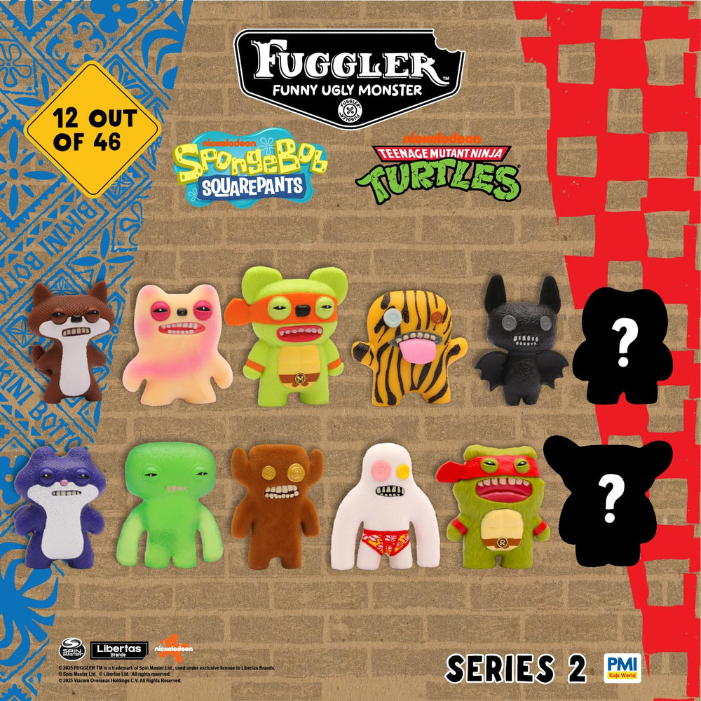 PMI Fuggler Series 2 ten visible figures displayed in a ready-to-view box.