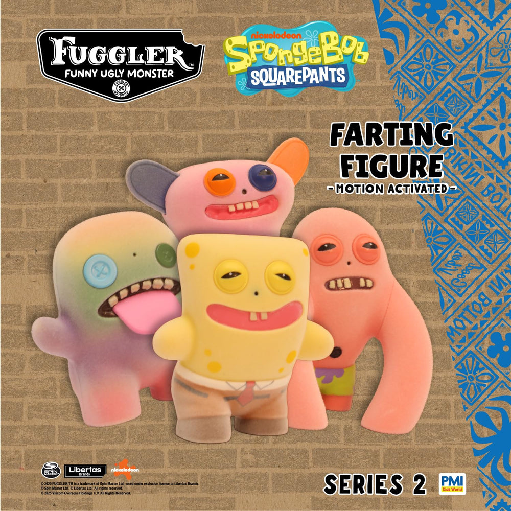 PMI Fuggler Series 2 Patrick farting figure for quirky gifts and conversation starters.