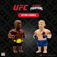 P.M.I. UFC figure: Ilia Topuria vs Max Holloway, action-ready pose