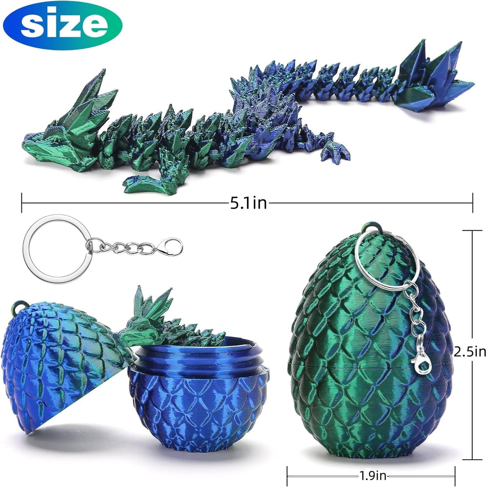 Podafu dragon egg opens by rotating to reveal the dragon inside.