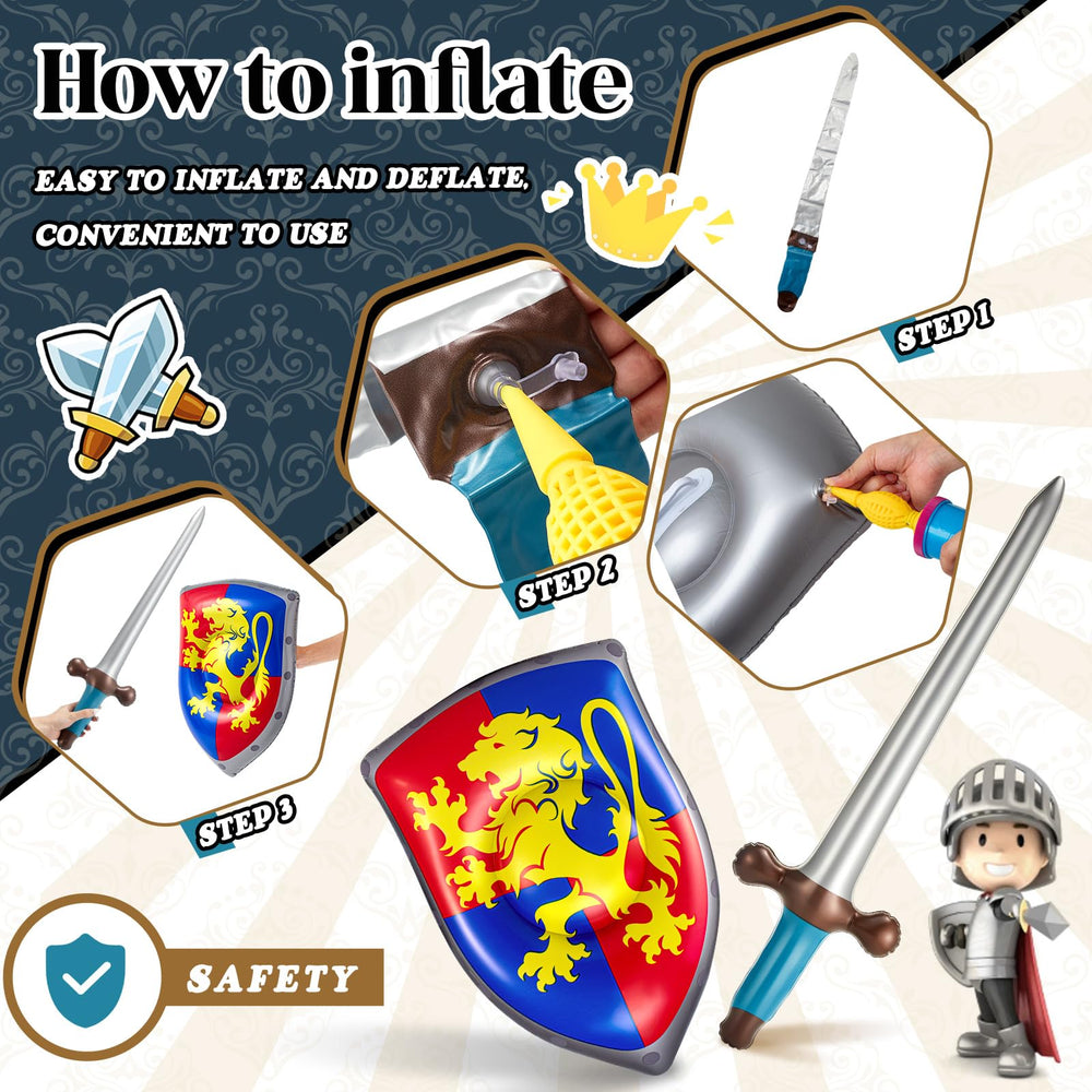 Poen inflatable shield in action, ideal for games and photo ops.