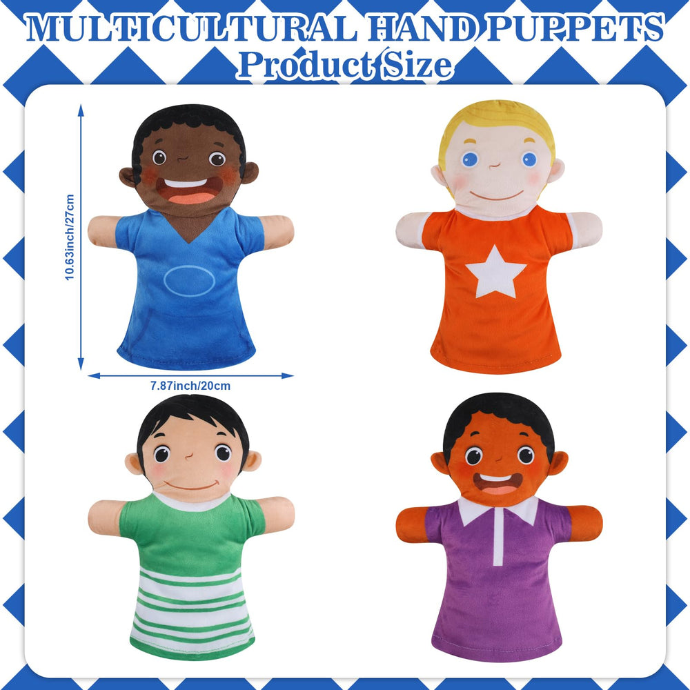 Poen soft plush kids puppets, washable and durable for daily use.