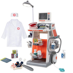 POFJOEQ STEM Doctor Playset with diagnostic light supports imaginative medical discovery