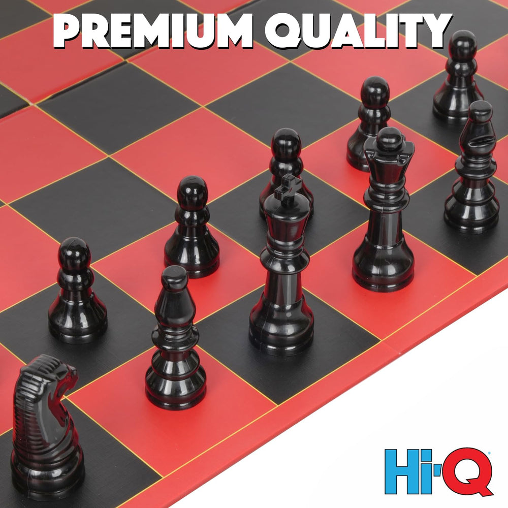Point Games HI-Q Classic folding board stored safely with pieces.