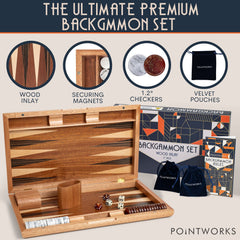 Pointworks travel-ready board closed fits easily in bag or luggage