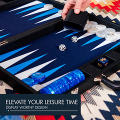 Pointworks leather travel case closed for easy on-the-go transport.