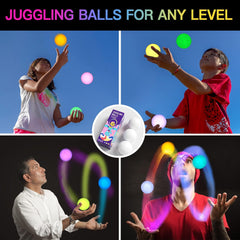 POITOI 3-piece set fits both learners and professional jugglers.