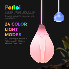 POITOI LED Poi Balls make a great gift for poi art enthusiasts