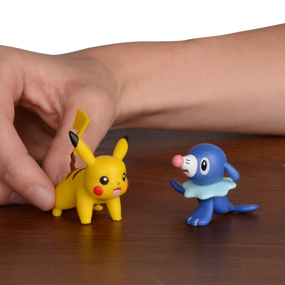 Official Pokémon 2-inch battle figures pack for collectability and play.
