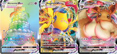 Pokémon 3 Vmax Bundle with Secret Rare card, ideal for expanding your collection and trading.