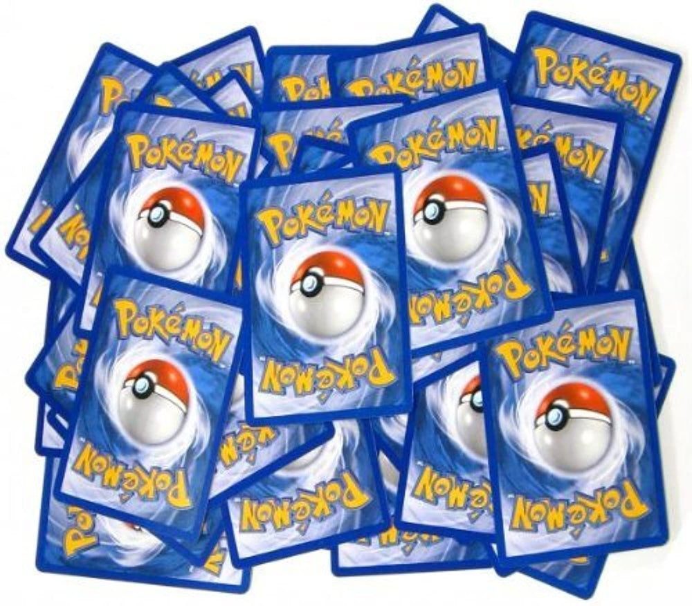 Pokemon 50 assorted cards front view highlights mint condition for collectors