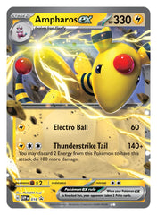 Pokémon Ampharos ex Battle Deck damage counters and large metallic coin aid tracking