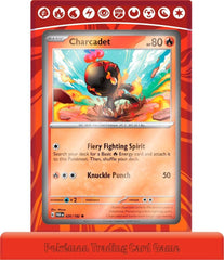 Pokémon Armarouge ex magnetic card protector with display base for safe storage