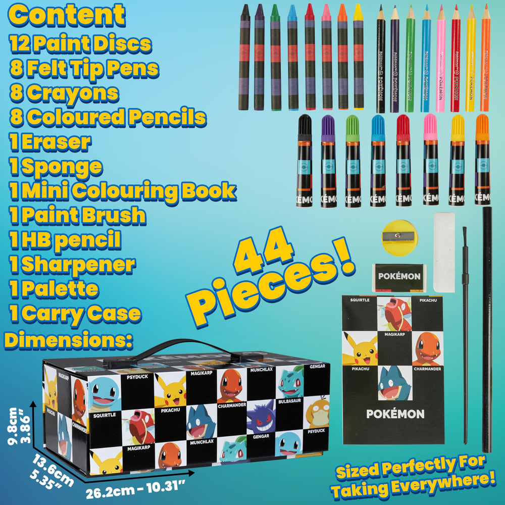 Gift-ready Pokémon art set enhances birthdays with creative fun.