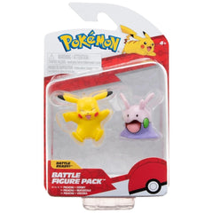 Pokemon articulated battle figure Pikachu in dynamic pose for imaginative play.