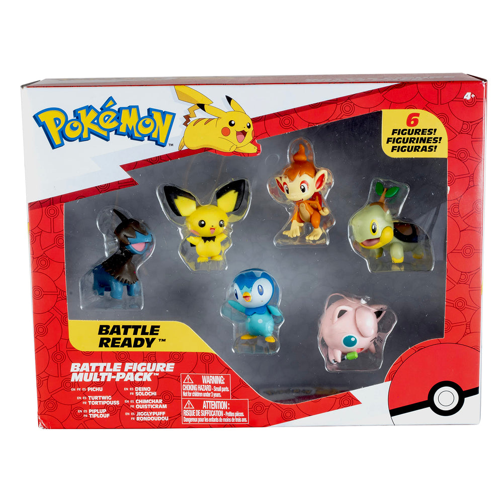 Pokemon Battle Figure Set packaging image showing the six-piece collection