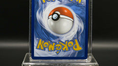 Pokémon Blastoise Celebrations Classic card shadow emphasizes depth for photography.