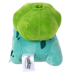 Pokémon Bulbasaur plush stitching detail emphasizes durable, kid-friendly construction