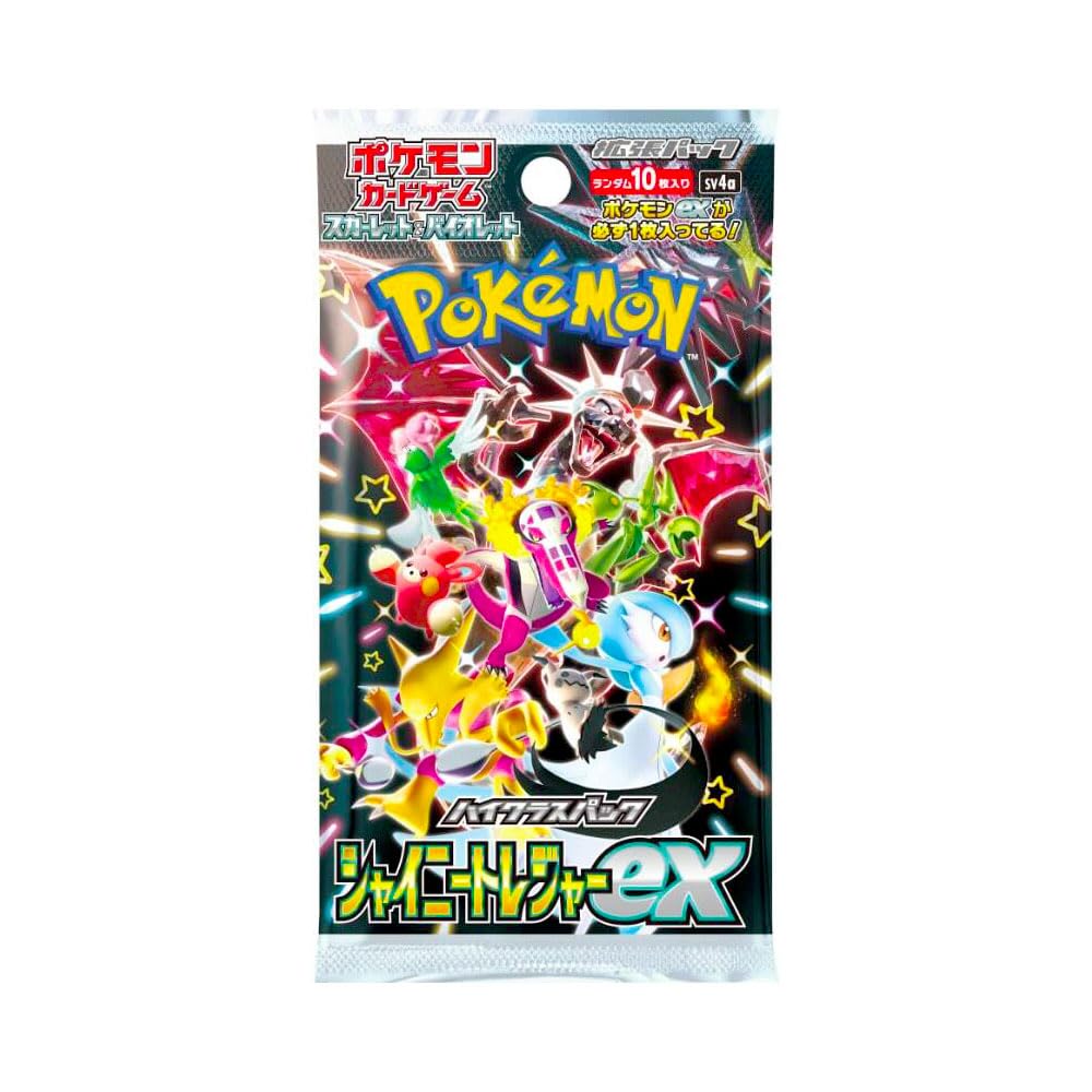 Pokemon Card Game SV4a booster pack with 10 Japanese cards for casual play and collection