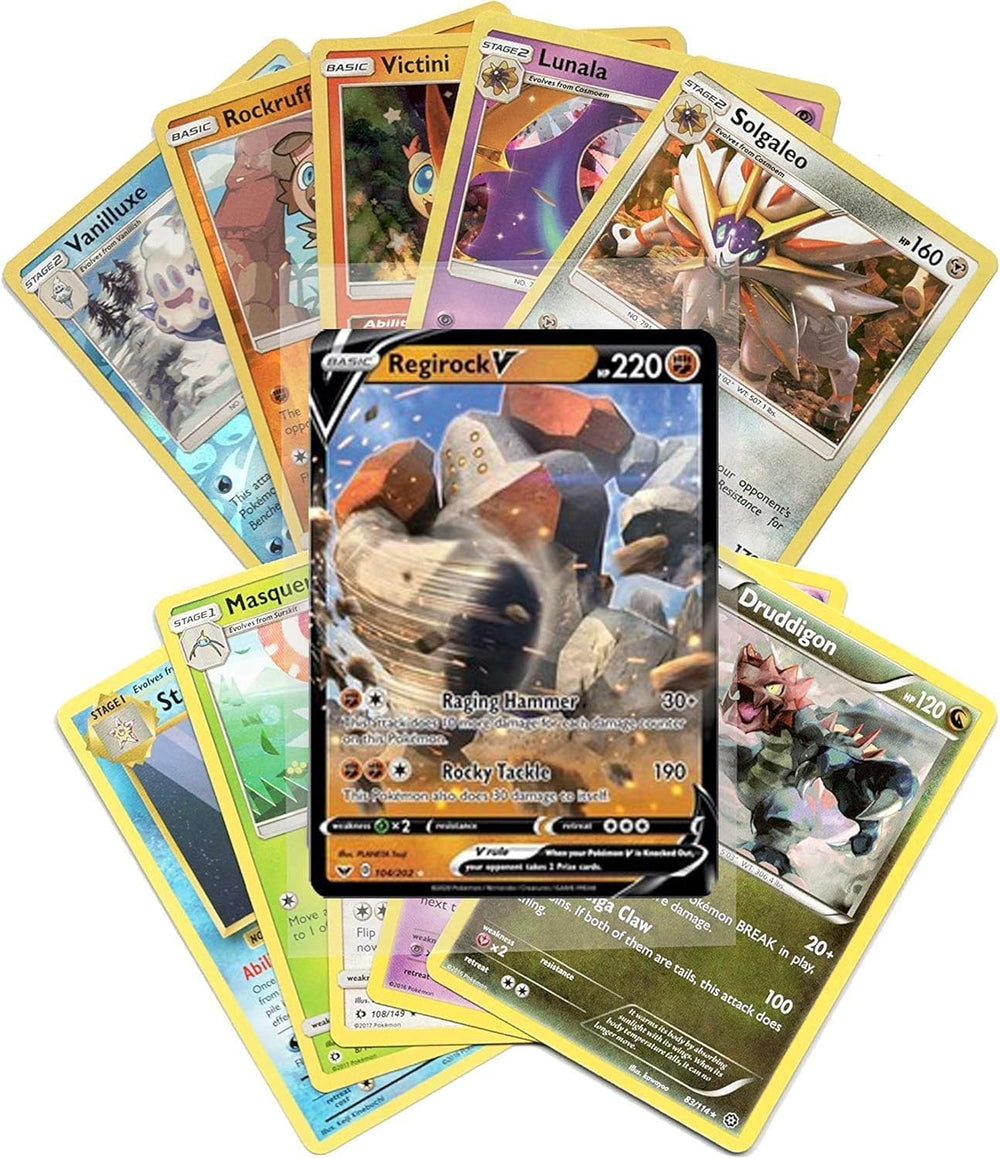 Pokemon Cards table spread provides a quick review and easy selection for collectors.