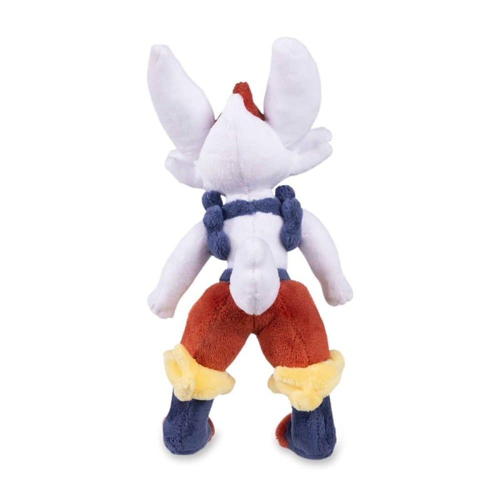 Cinderace plush shown on a desk for easy display setup