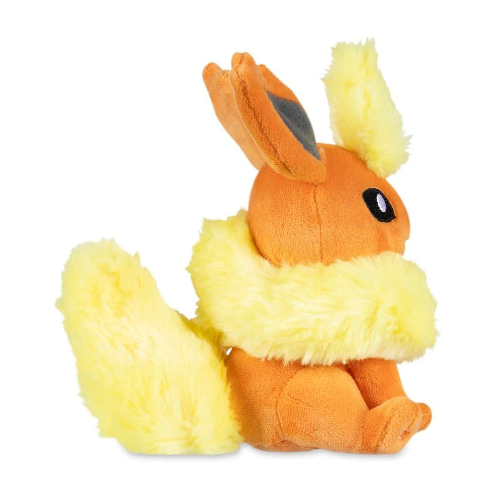 Pokémon Center Flareon Sitting Cuties Plush weighted balance for easy display.