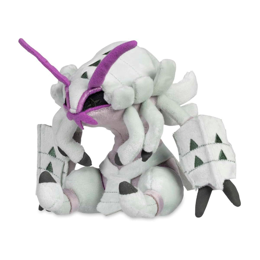 Pokemon Center Golisopod Sitting Cuties Plush front view, upright pose for desk display