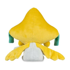 Pokémon Center Jirachi Sitting Cuties plush, surface wash only care instructions.