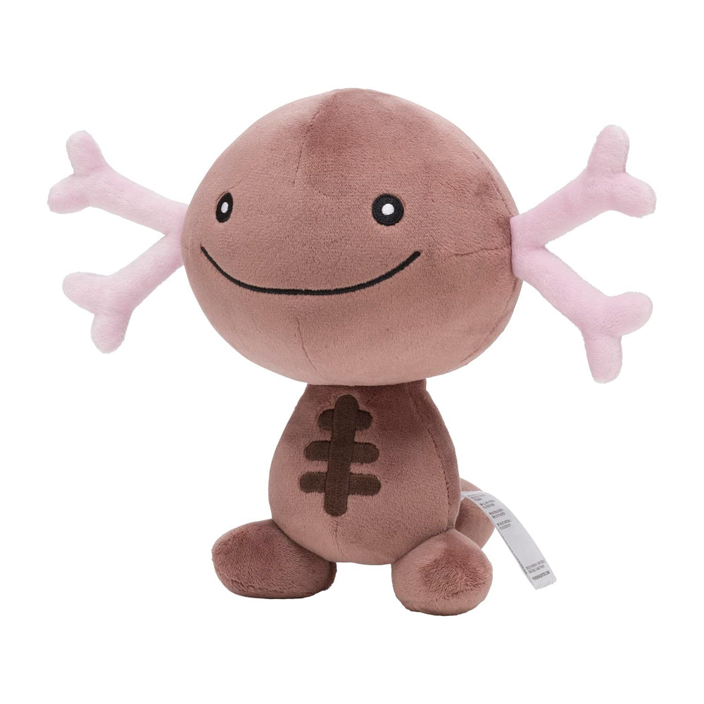 Official Paldea Wooper plush from Pokémon Center, compact and travel-friendly