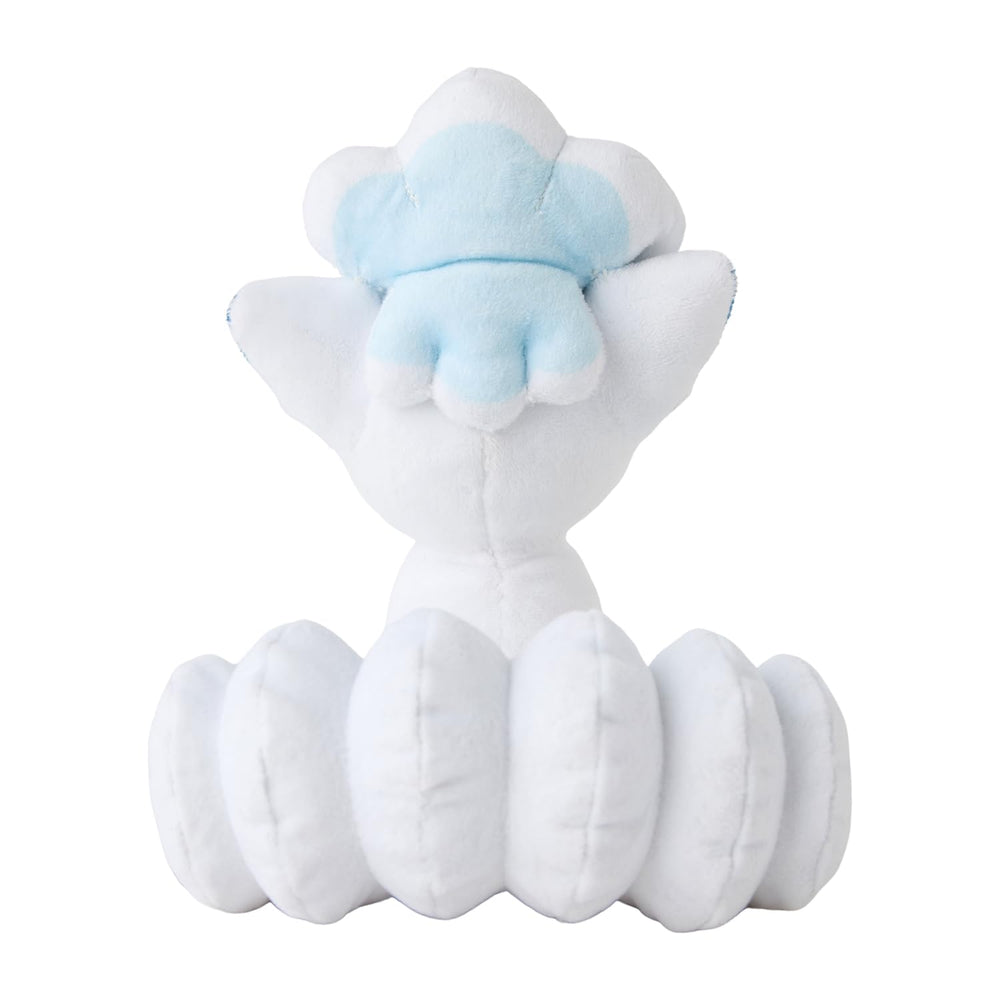 Pokémon Center A037 Plush Fit Vulpix Alola Form, packaging view ideal for gifting