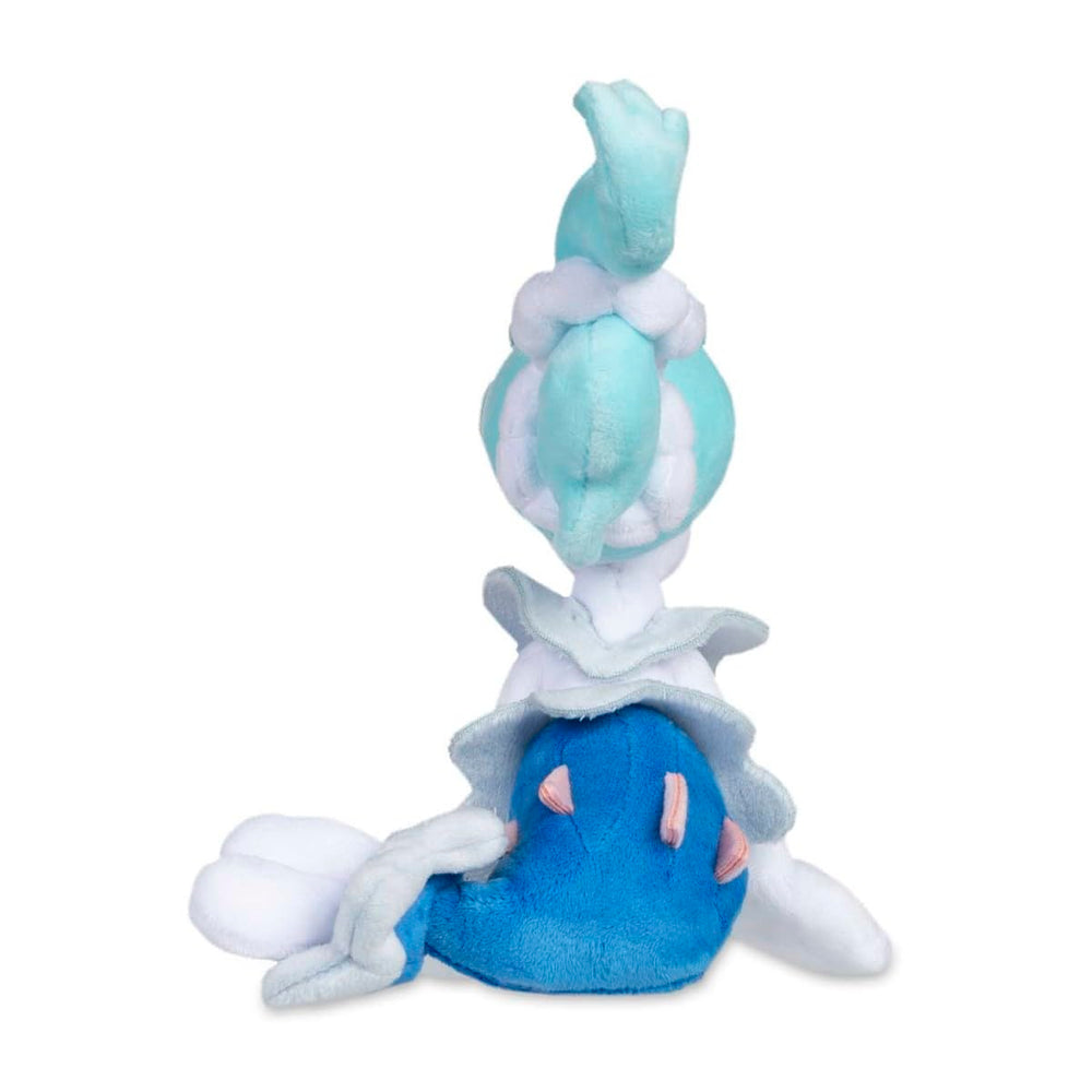 Pokémon Center Primarina Plush in hand emphasizes portability and display-worthy charm