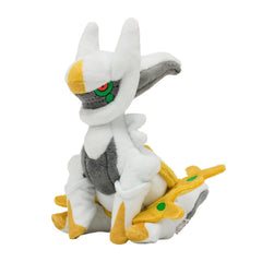 Pokemon Center Arceus plush in a soft pose ideal for cuddling and display.