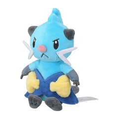 Pokémon Center Dewott Plush front view, ideal for display and soft cuddling.