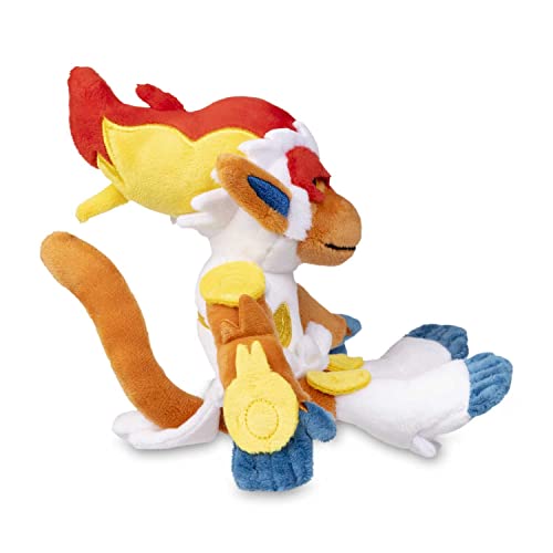 Pokemon Center Infernape Plush pose shot for easy placement on surfaces