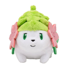 Pokemon Center Shaymin Land Plush 492 front view, soft cuddly display piece for collectors.