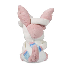Pokémon Center Sylveon Comfy Friends plush displayed with other plush characters for a cute collection.