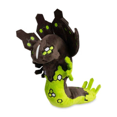 Pokémon Center Zygarde 50% Forme Sitting Cuties Plush front view sits upright on a desk