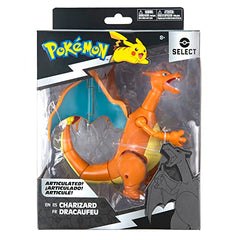 Pokémon Charizard articulation detail highlighting 15+ joints for flexible posing.