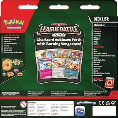 Pokemon Charizard ex League Battle Deck coin flip die for randomized turns