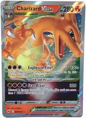 Pokemon Charizard VSTAR 019/159 Crown Zenith ultra-rare card for collection, display, and trading potential.