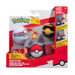 Pokémon Clip N Go Belt Set worn on the waist for easy battle figure access.