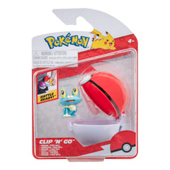 Pokémon Clip N Go Froxy figure ready for on the go battles