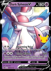 Pokemon Dark Sylveon V holo foil card, perfect for display and collection