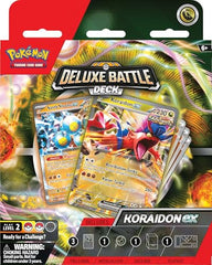 Pokemon Deluxe Battle Deck Koraidon ex foil cards for strategic, high-impact play.