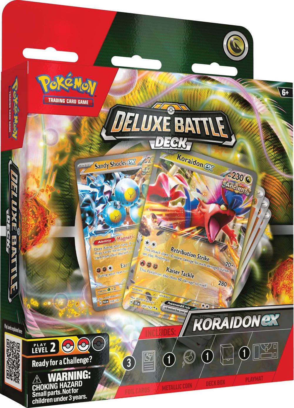 Pokemon Deluxe Battle Deck large metallic coin for decisive flips.