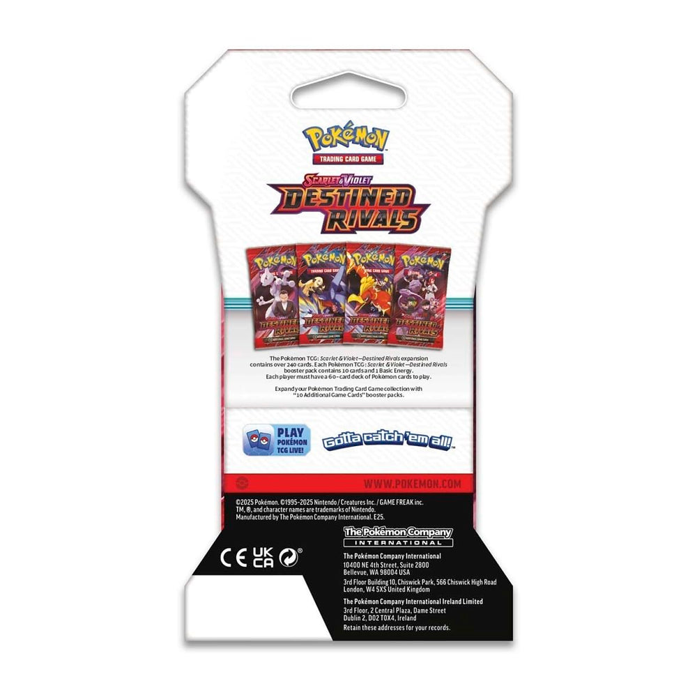 Pokémon Destined Rivals multi-pack display image inviting bulk shopping.