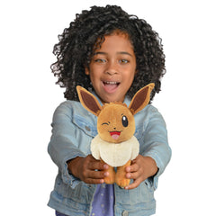 Pokémon Eevee Pikachu plush 2-pack displayed together for gifting.